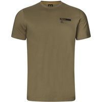 Dark Antique Bronze Harkila Mens Logo Band T-Shirt