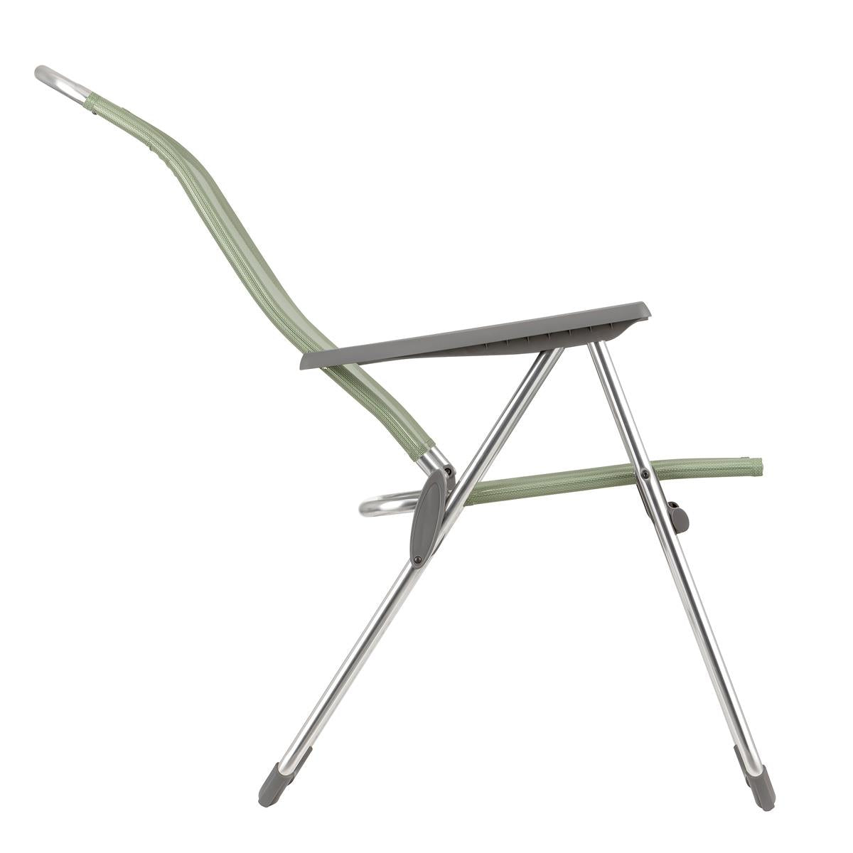 Moss Lafuma Alu Cham Batyline ISO Armchair Side View Reclined
