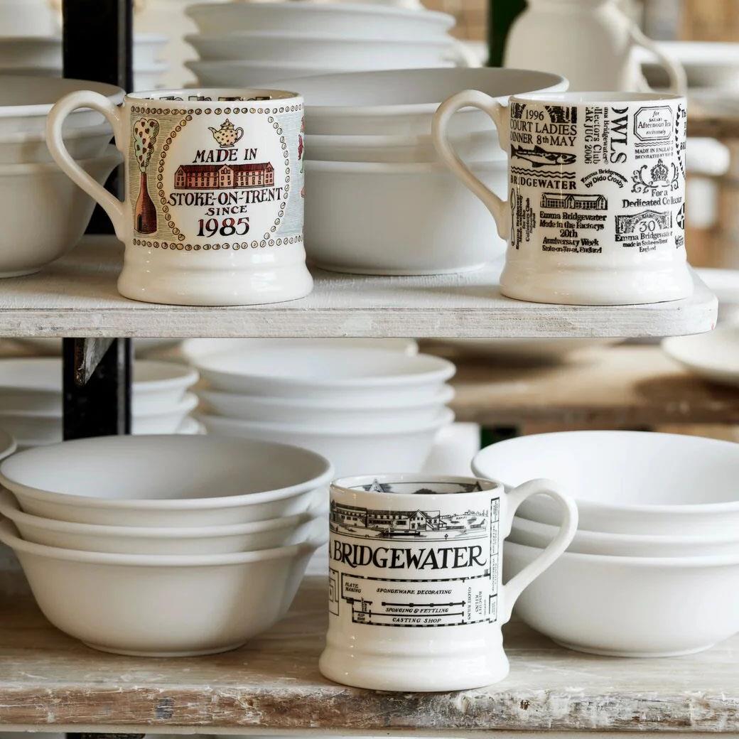 Emma Bridgewater Factory Plan Half Pint Mug