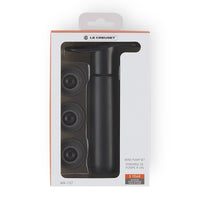 Le Creuset Wine Pump & Stoppers Satin Black