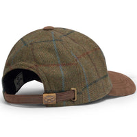Green Hoggs Of Fife Kingussie Tweed Baseball Cap Back