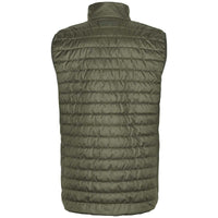 Willow Green/Shadow Brown Harkila Mens Kalix HSP Reversible Waistcoat Back