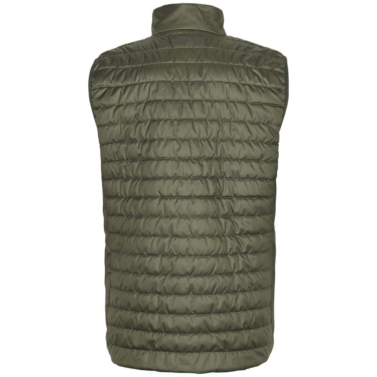 Willow Green/Shadow Brown Harkila Mens Kalix HSP Reversible Waistcoat Back