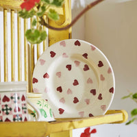 Emma Bridgewater Pink Hearts 8 1/2 Inch Plate LS