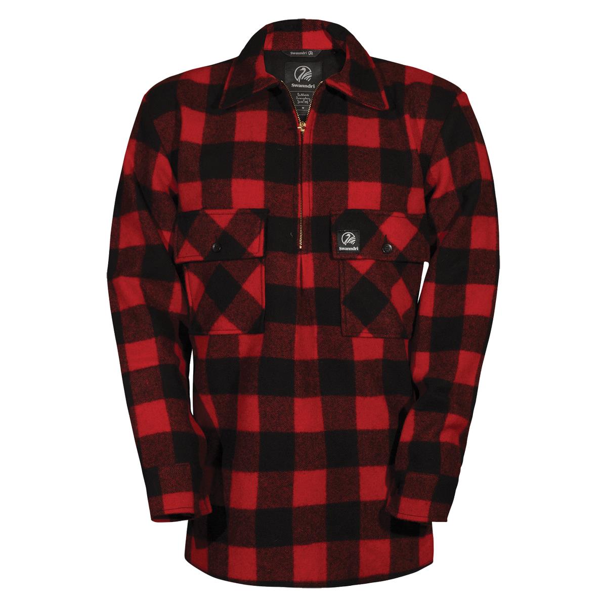 Swanndri Mens Ranger Quarter Zip Bushshirt