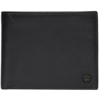 Black Beretta Mens Wallet Bifold Zipped Coin Classic