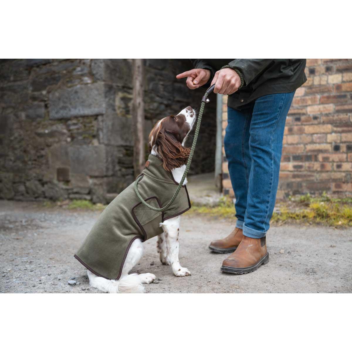 Lovat Hoggs of Fife Stenton Fleece Dog Coat  lifestyle3