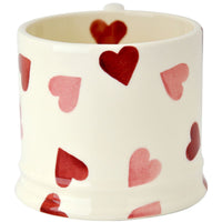 Emma Bridgewater Pink Hearts Small Mug FRONT