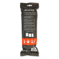 Code M Brabantia PerfectFit Bin Bags 10 Bags Per Roll Back of Pack