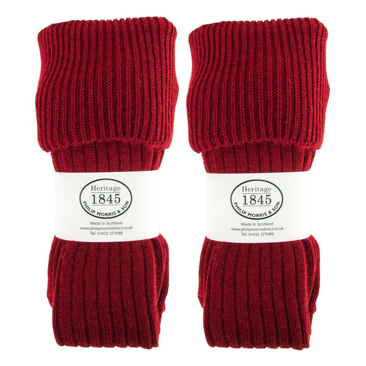 Brick Red Heritage 1845 Mens Jura Boot Socks Twin Pack