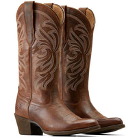Sassy Brown Ariat Womens Heritage J Toe Western Boot Pair