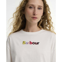 CLOUD Barbour Womens Amesbury Long Sleeve T-Shirt LOGO