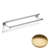 Brushed Gold Gloss Samuel Heath Novis Double Towel Rail N1301