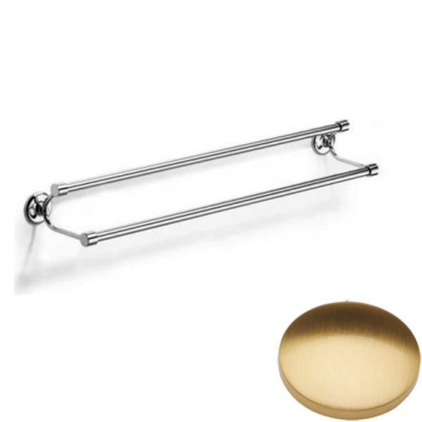 Brushed Gold Gloss Samuel Heath Novis Double Towel Rail N1301