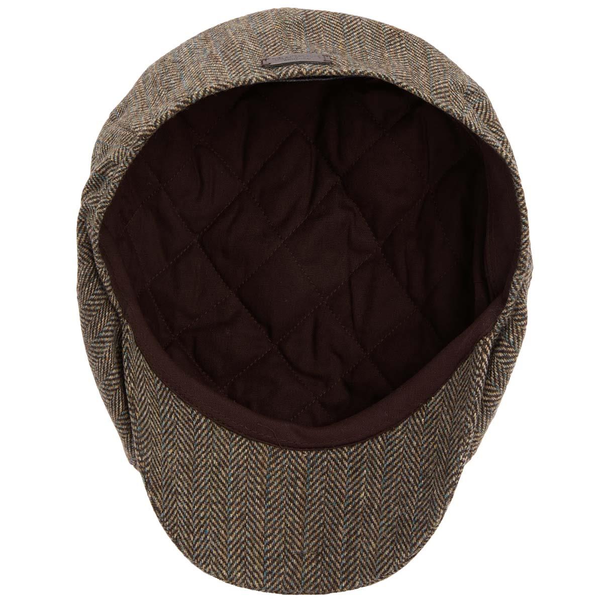 Barbour Mens Fyne Tweed Baker Boy Cap