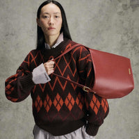 Barbour Womens Cedar Large Leather Bucket Bag