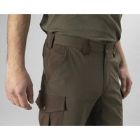 Pine Green/Demitasse Brown Seeland Mens Birch Zip-Off Trousers ZIP