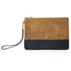 Tan/Navy Fairfax & Favor Womens Highbury Clutch Bag