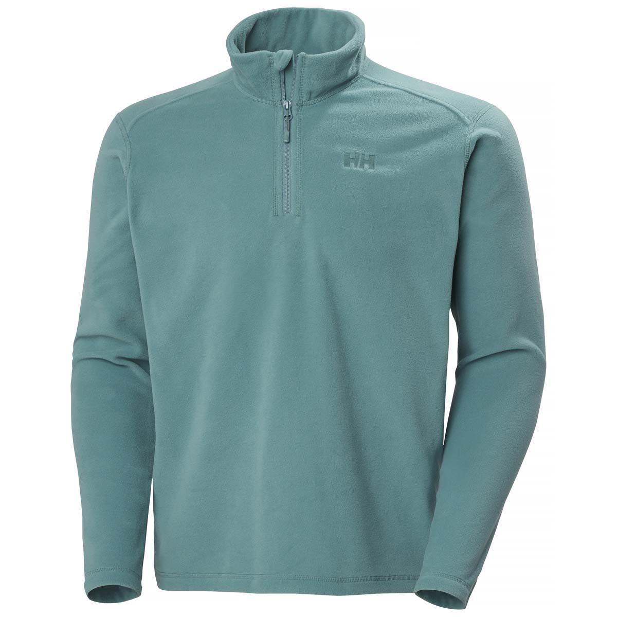 Opal Green Helly Hansen Mens Daybreaker 1/2 Zip Fleece
