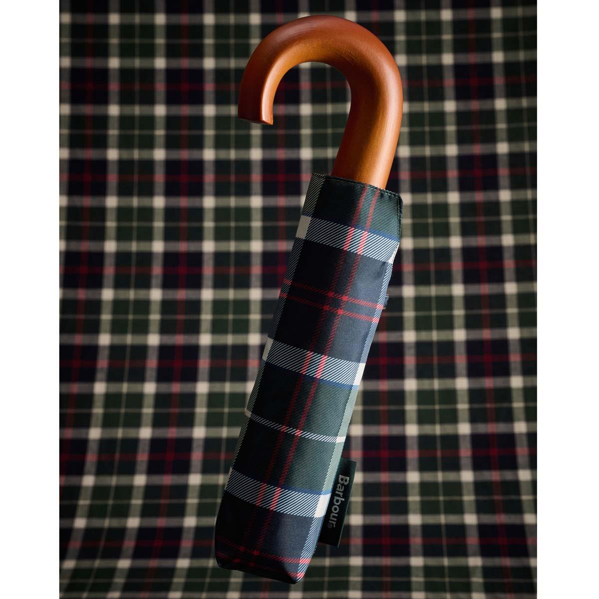 Barbour Tartan Mini Umbrella