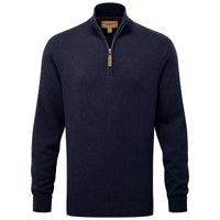 Schoffel Mens Calton Cotton Cashmere 1/4 Zip Jumper