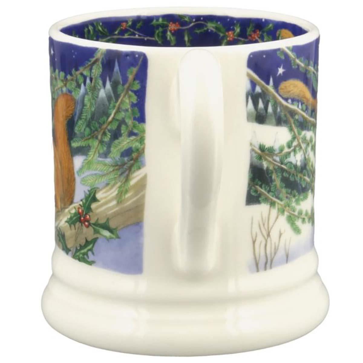 Emma Bridgewater Christmas Midnight Squirrel 1/2 Pint Mug