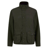 Olive Barbour Mens Sander Wax Jacket