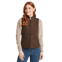 Schoffel Womens Millport Tweed Nehru Waistcoat