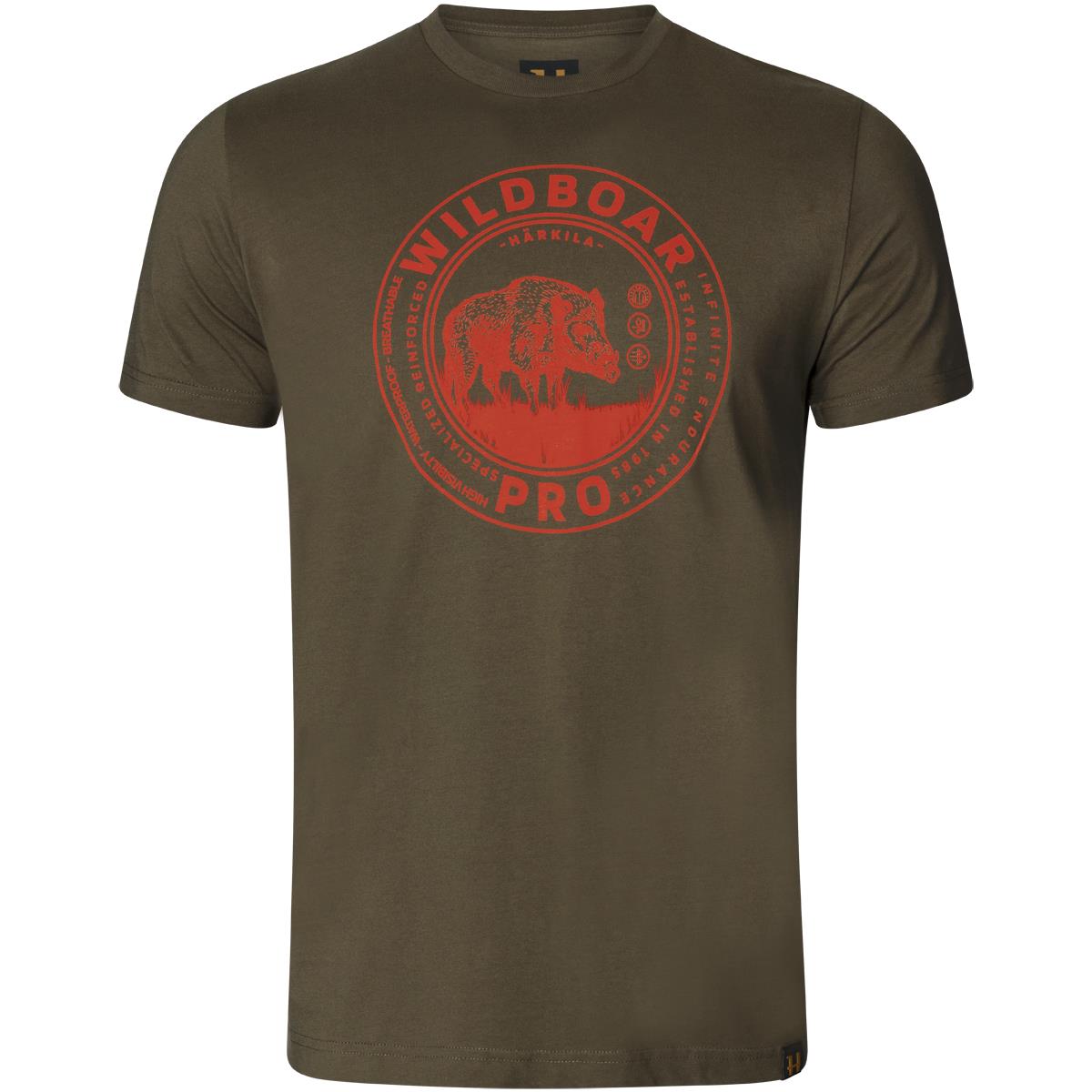 Willow Green Harkila Mens Wildboar S/S T-Shirt