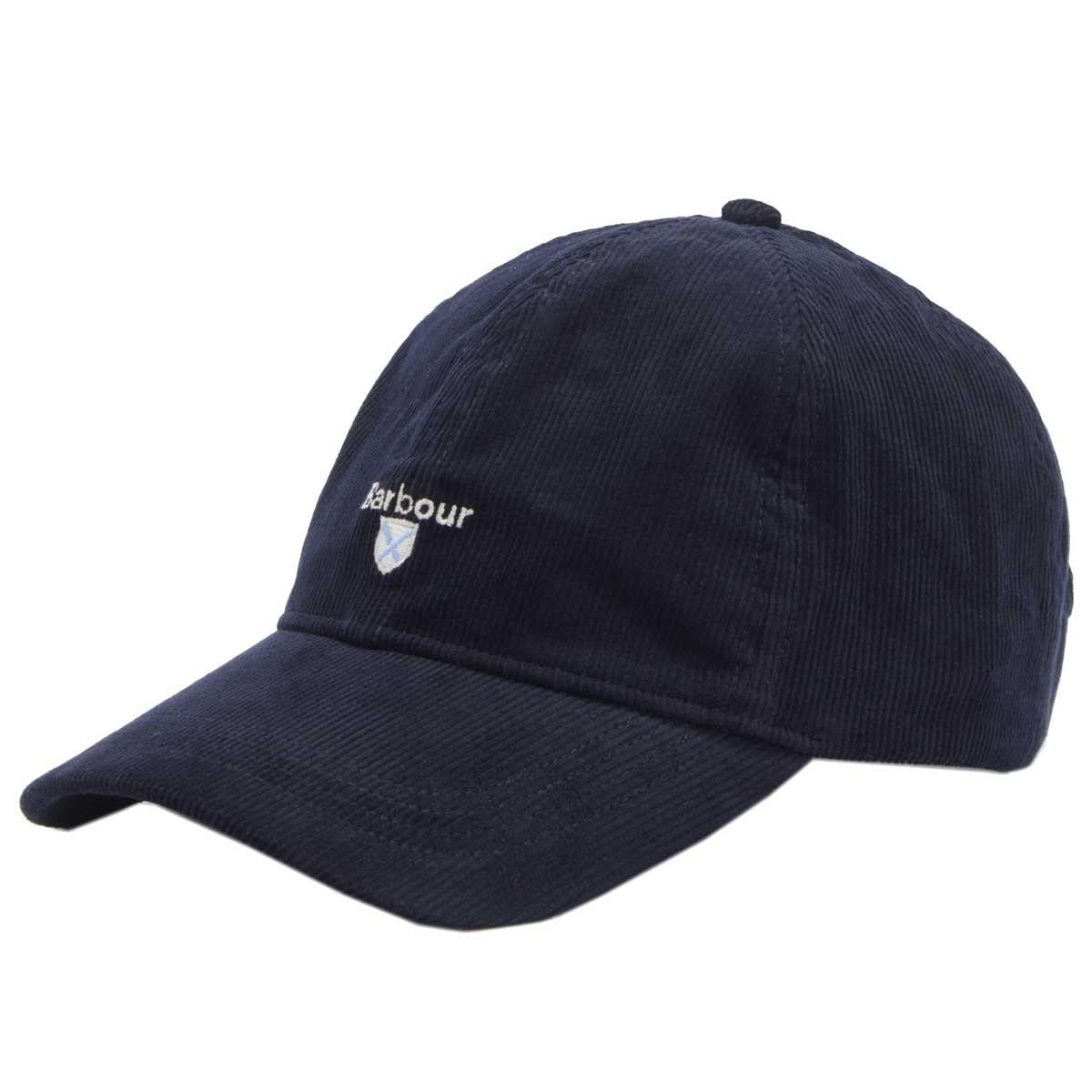 Navy Barbour Mens Bayfield Cord Cap
