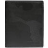 Black Beretta Mens Vertical Bifold Wallet