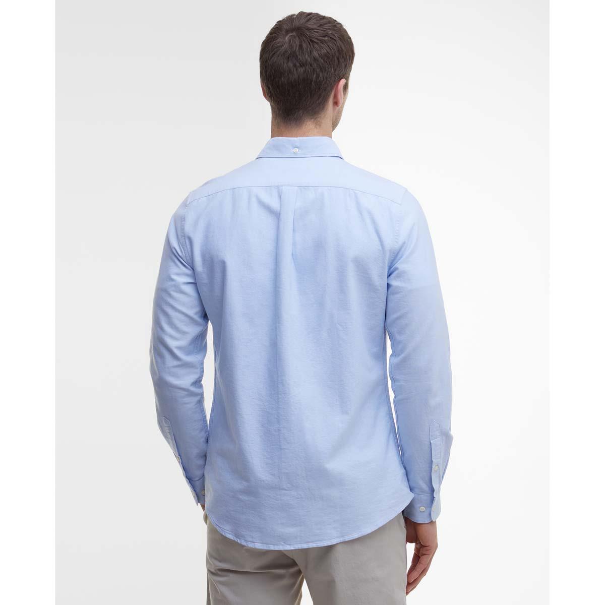 SKY  Barbour Mens Oxtown Tailored Shirt BACK