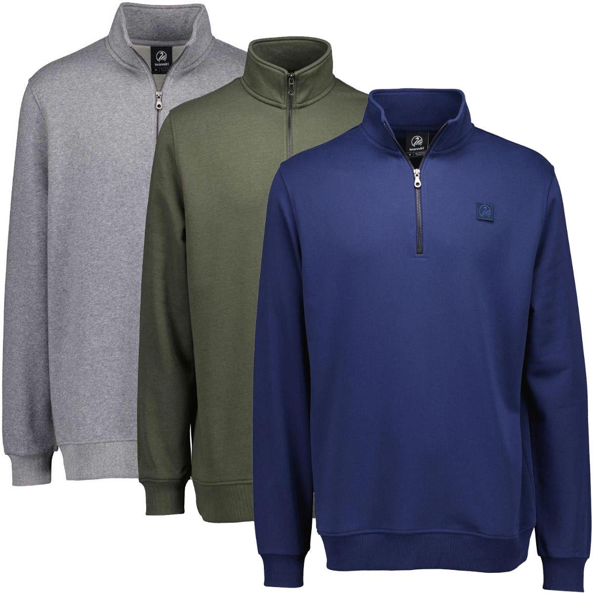 Swanndri Mens Fundamentals Quarter Zip