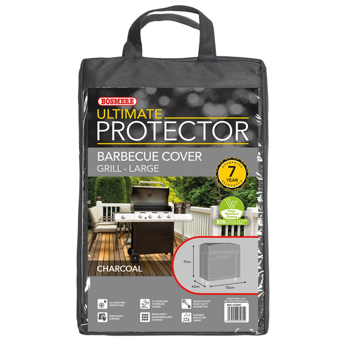 Charcoal Bosmere Ultimate Protector Super Grill Barbecue Cover
