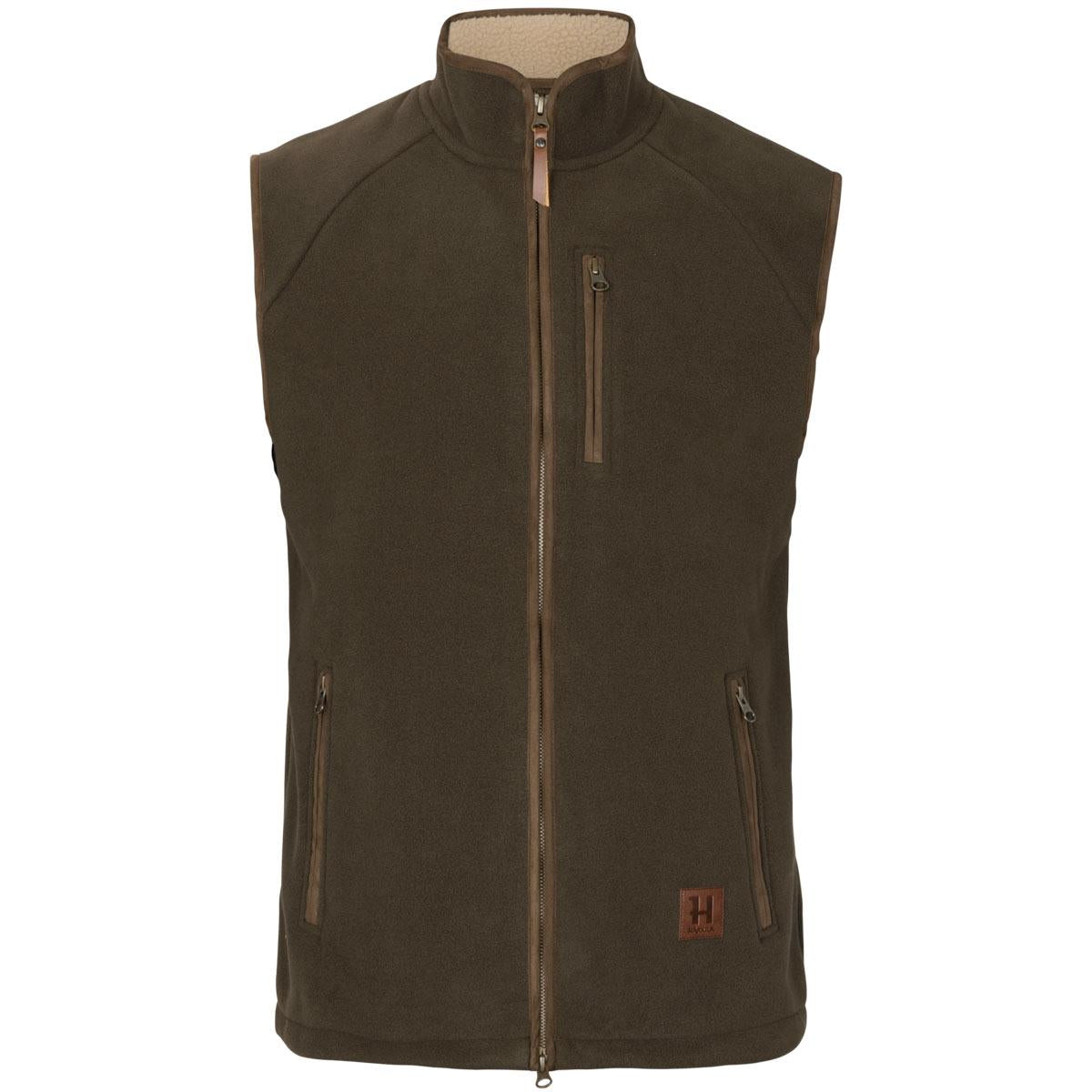 Willow Green Harkila Mens Sandhem Sherpa Fleece Waistcoat