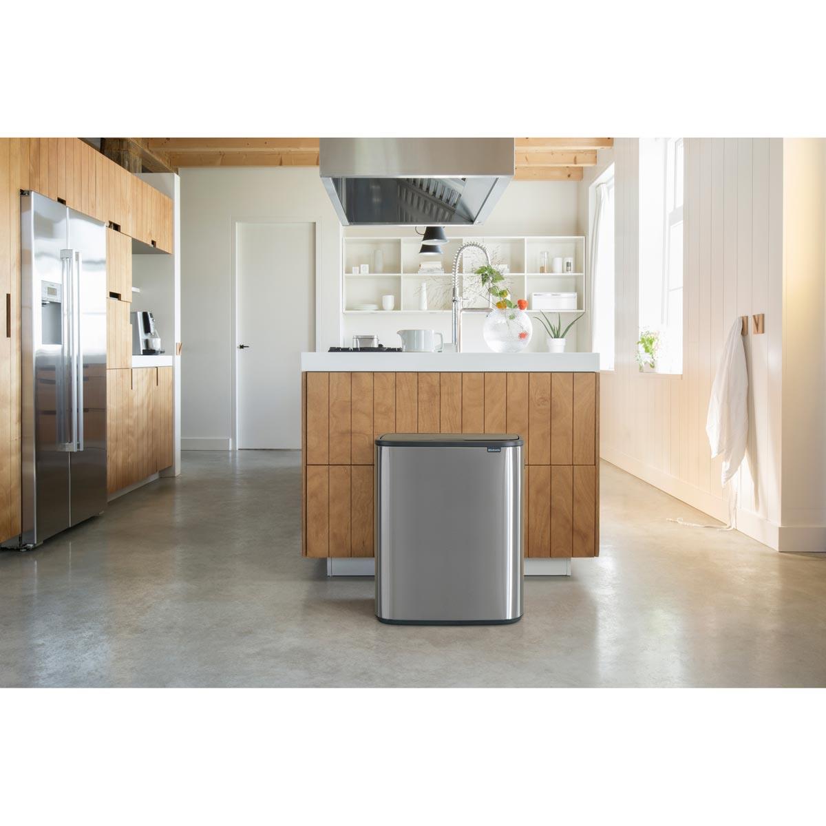 Brabantia Bo Touch Bin 2x30 Litre