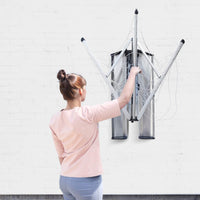 Brabantia Wallfix Dryer With Storage Box Folded Back