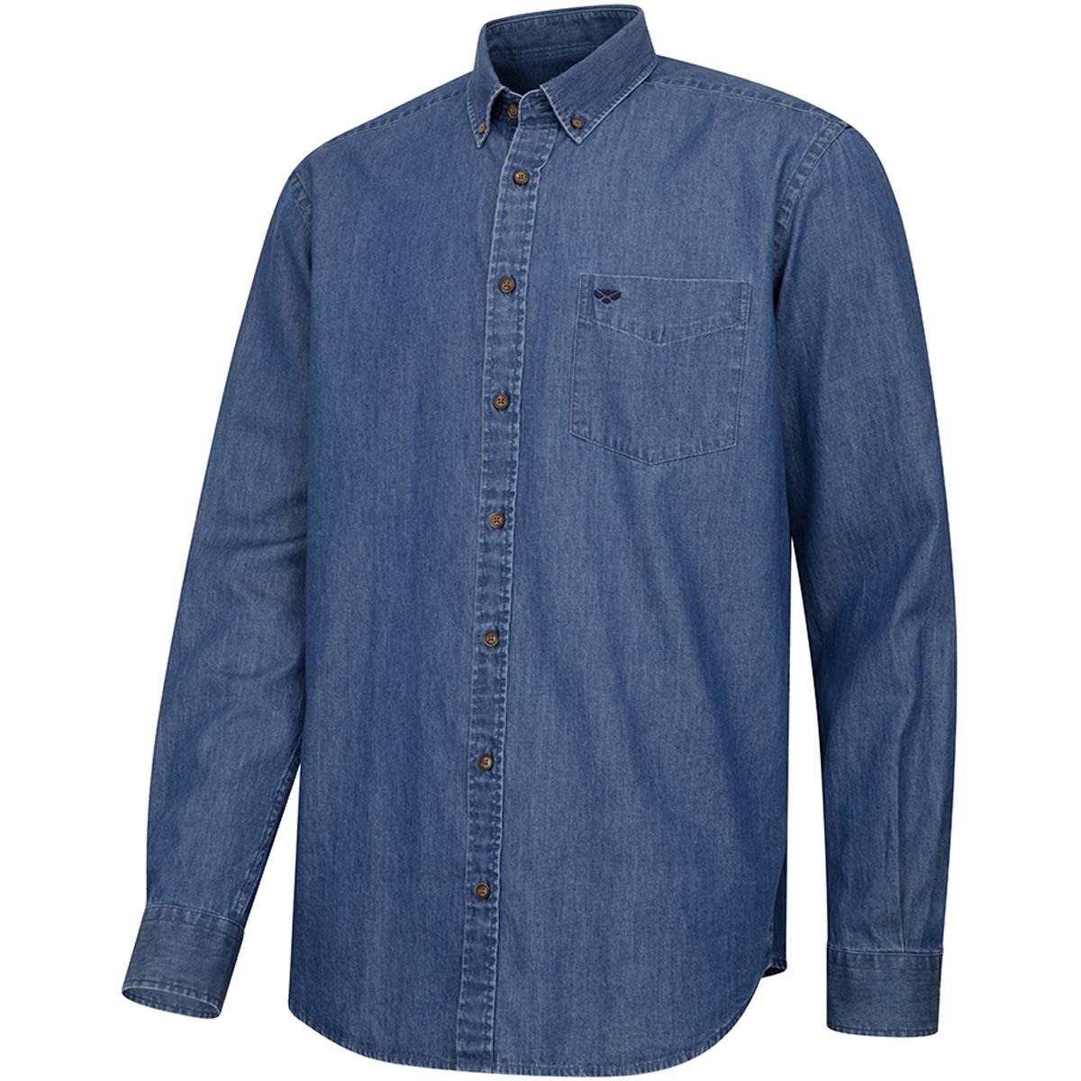 Hoggs of Fife Mens Archerfield Denim Shirt