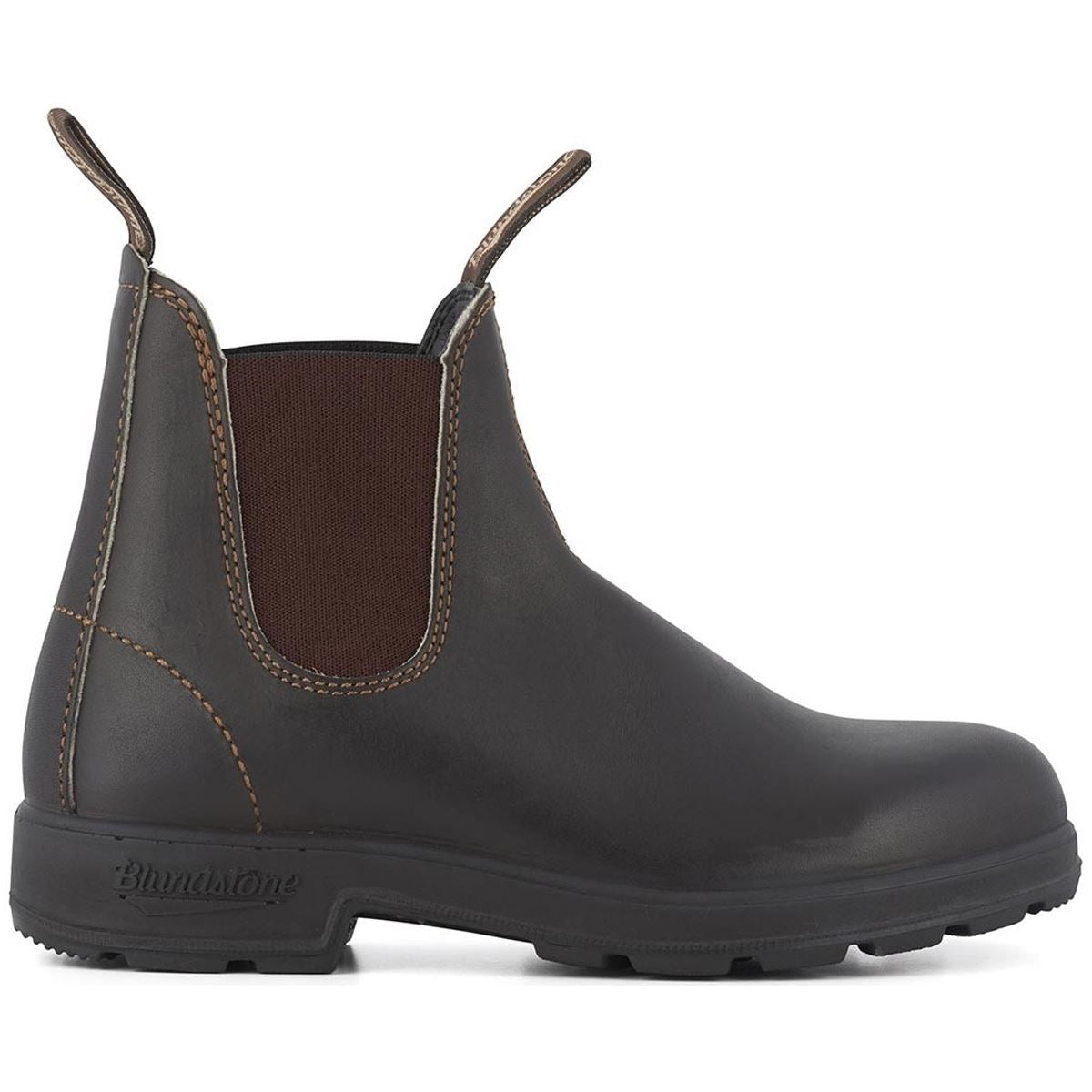 Stout Brown Blundstone Unisex Originals 500 Chelsea Boot Side