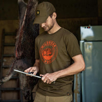 Willow Green Harkila Mens Wildboar S/S T-Shirt Lifestyle