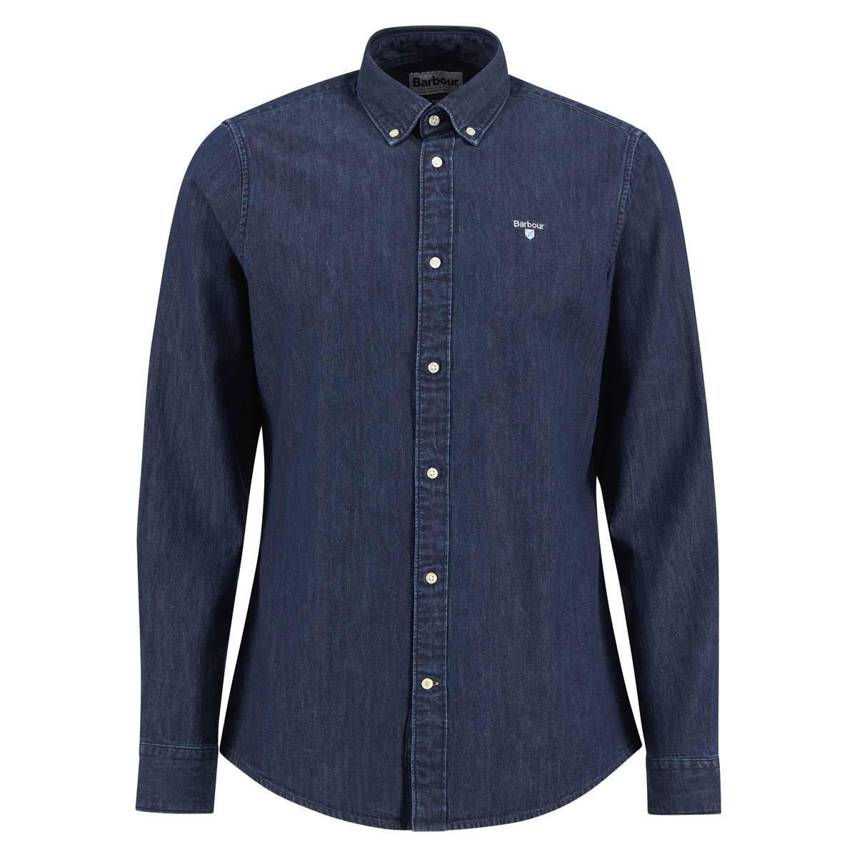 Barbour Mens Chambray Crest Tailored Fit Shirt