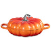 Le Creuset Cast Iron Signature Pumpkin Shallow Casserole Gold Knob / Volcanic 21338280902430 / 28cm