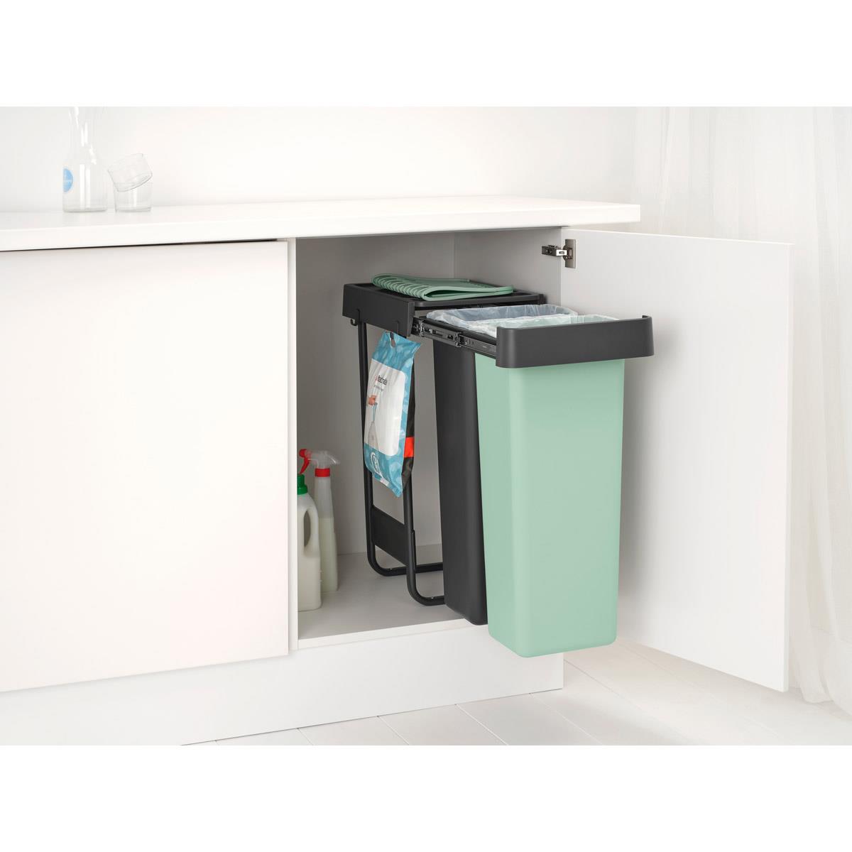 Brabantia Sort & Go Built-In Bin 2 x 30 Litre