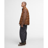 Umber Barbour Mens Offshore Quilted Gilet Side