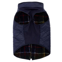 Classic/Navy Reversed Barbour Field Reversible Dog Coat