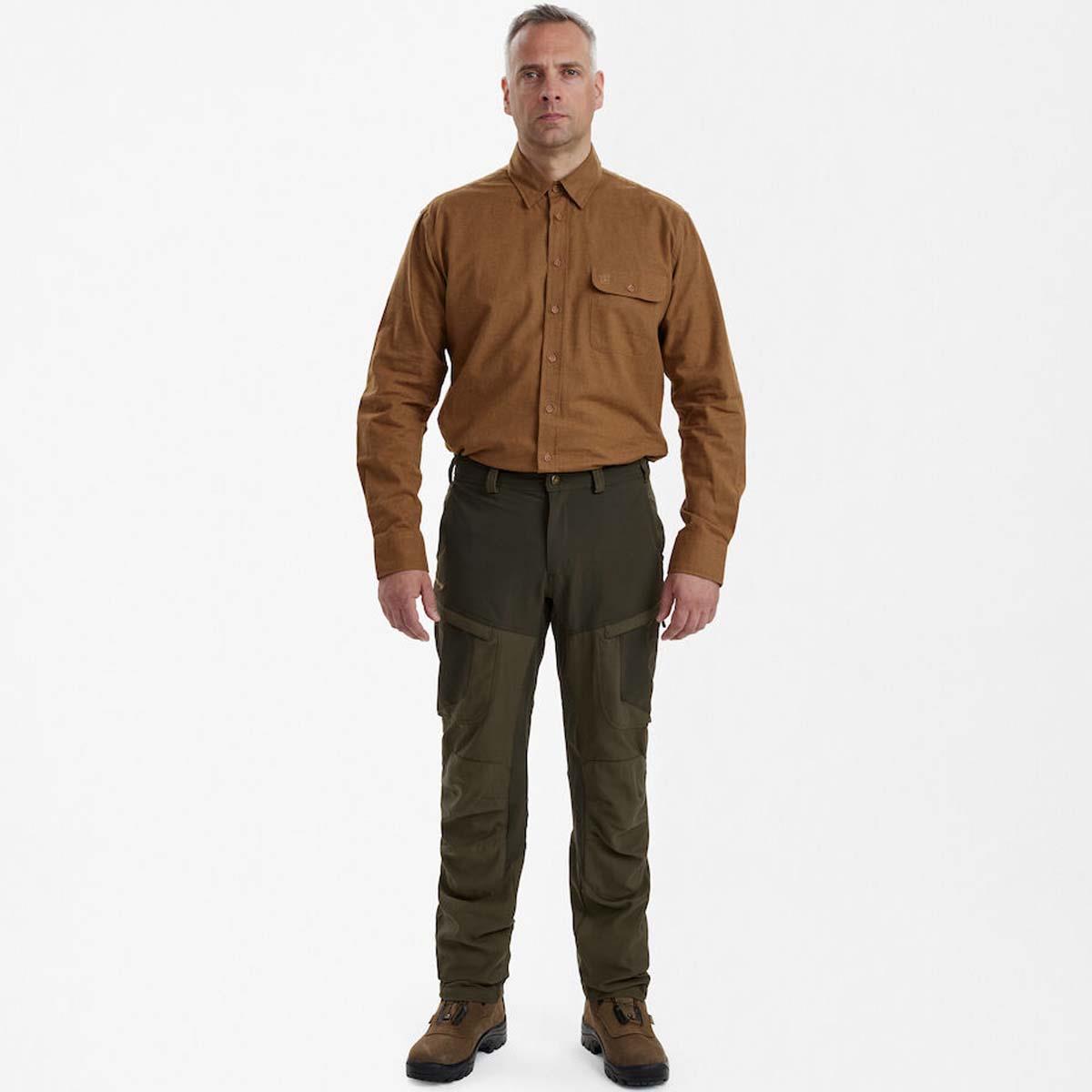 Palm Green Deerhunter Strike Extreme Trousers on model