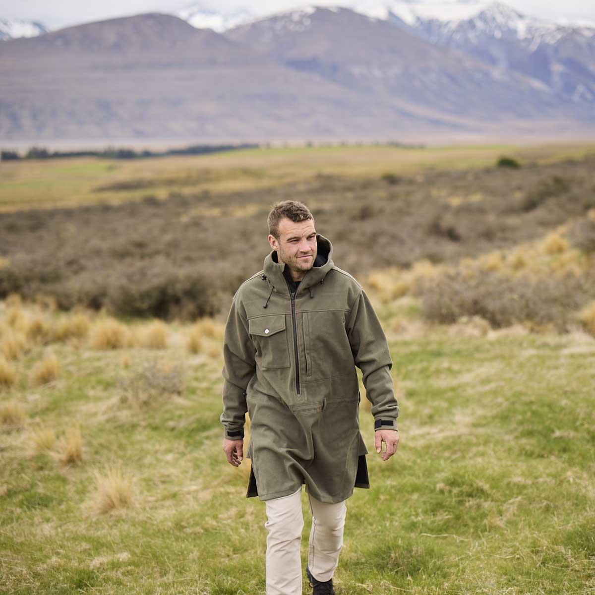 Forest Swanndri Mens Tundra Technical Fleece Anorak Lifestyle