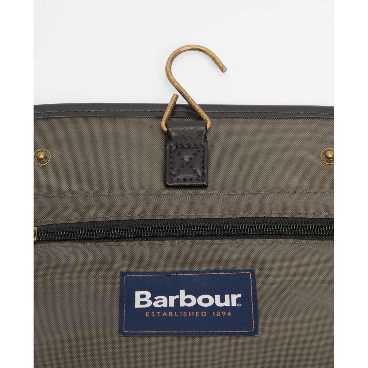 Classic/Beacon Barbour Mens Tartan Hanging Washbag Hook