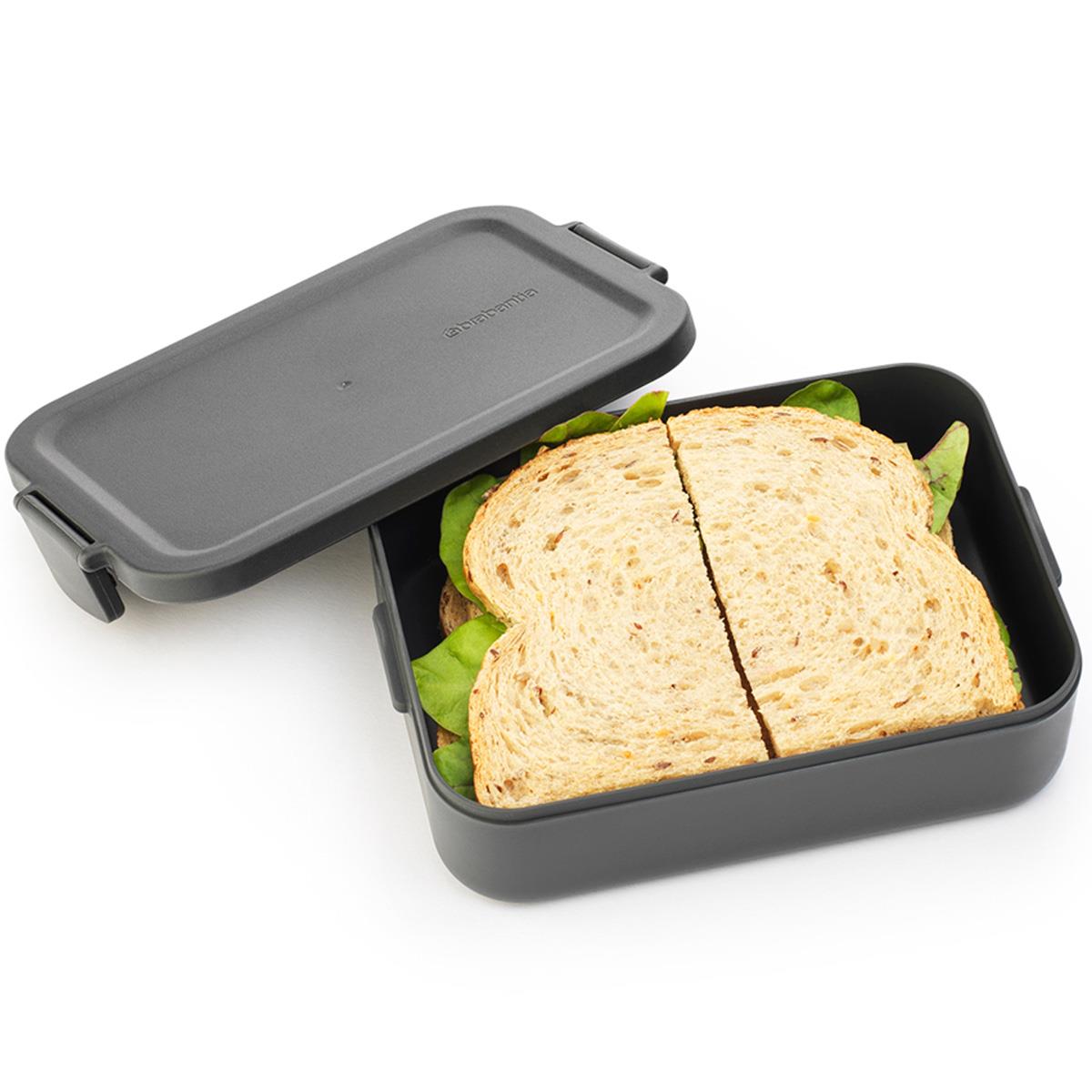 Dark Grey Brabantia Make & Take Medium Lunchbox Lifestyle 1