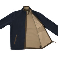 DARK NAVY Harkila Mens Sandhem Sherpa Fleece Jacket borg